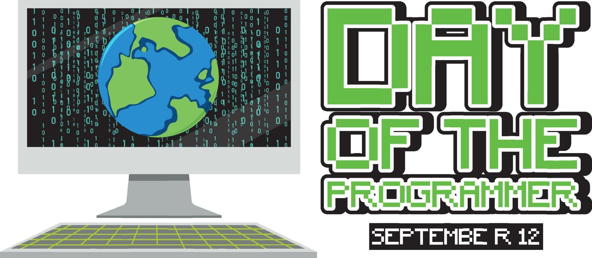The Day of the Programmer Poster vector