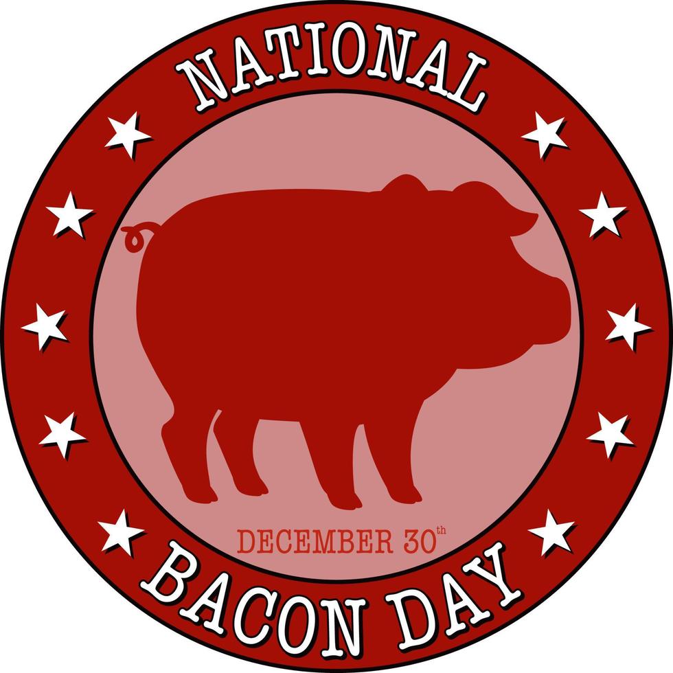 Banner of International bacon day 9202628 Vector Art at Vecteezy