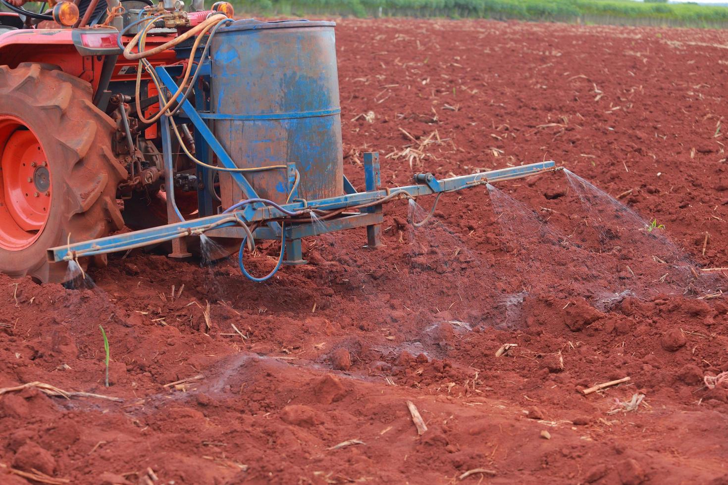 Tractor sprayer for agriculture. photo