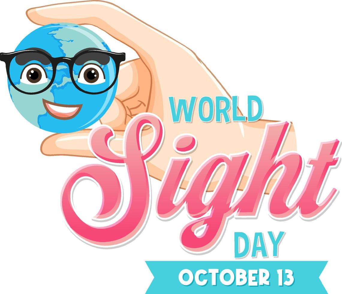 World Sight Day Poster Template vector