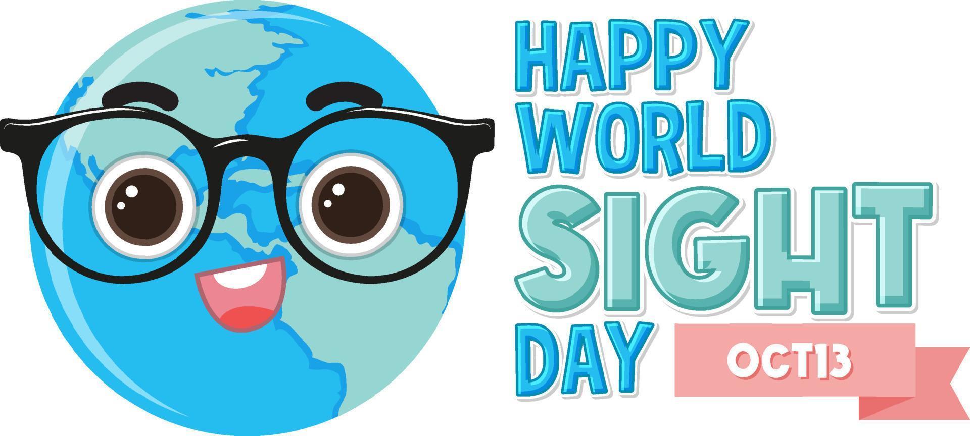 World Sight Day Poster Template vector