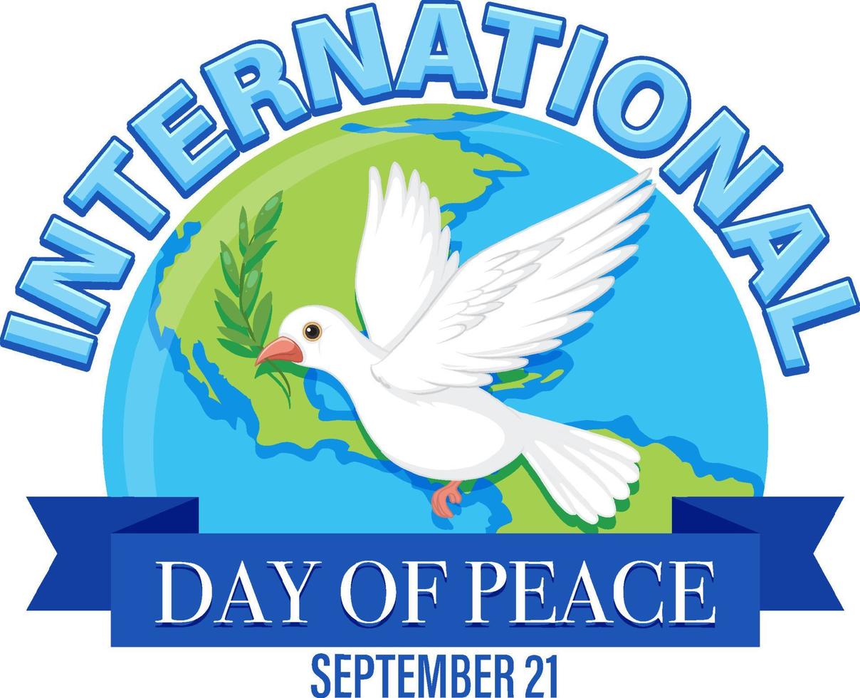 International Day of Peace vector