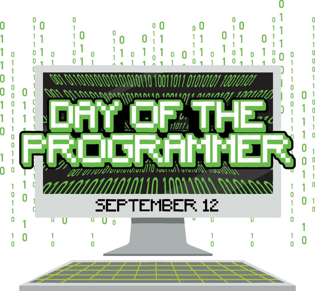 The Day of the Programmer Poster vector