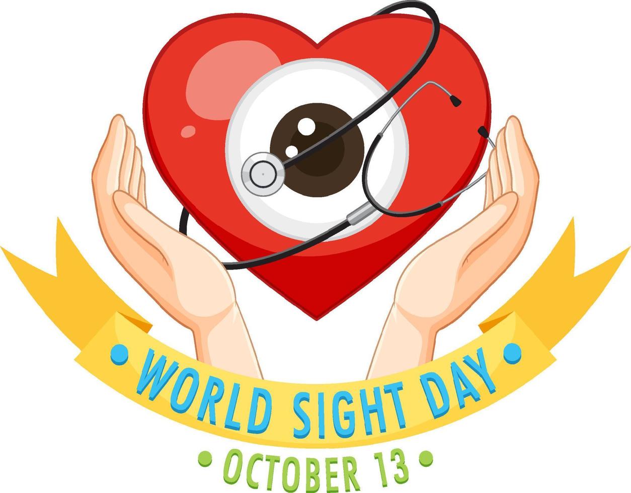 World Sight Day Poster Design vector