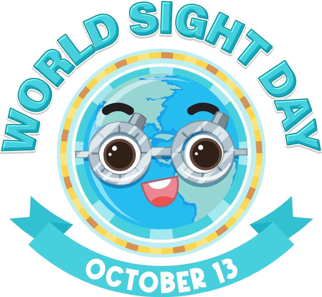 World Sight Day Poster Template vector