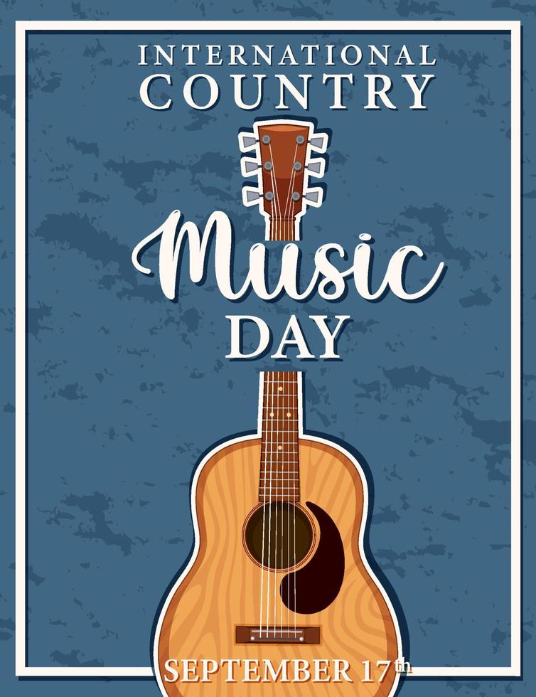 International Country Music Day vector