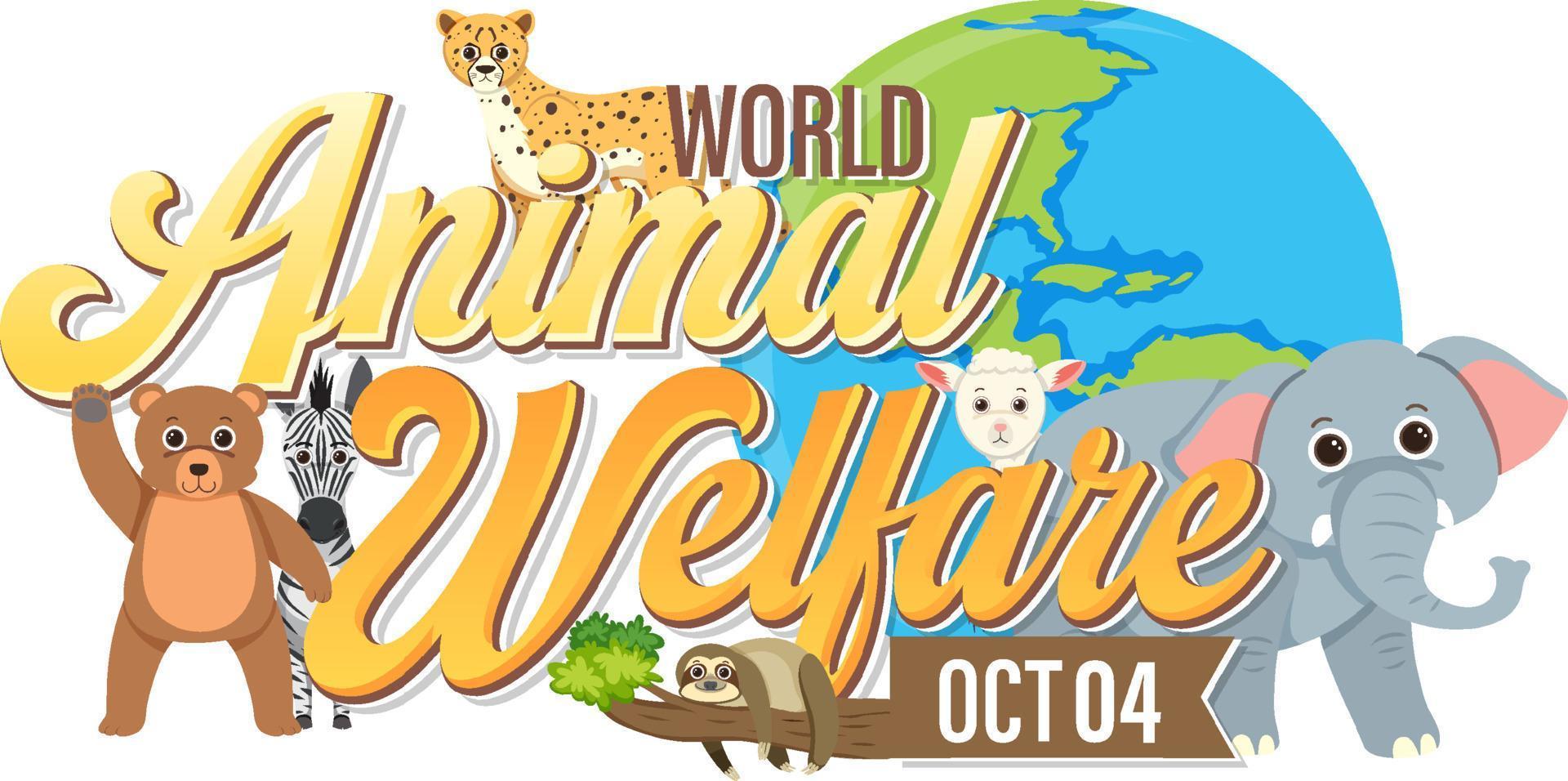 World Animal Welfare Day Poster 9203374 Vector Art at Vecteezy