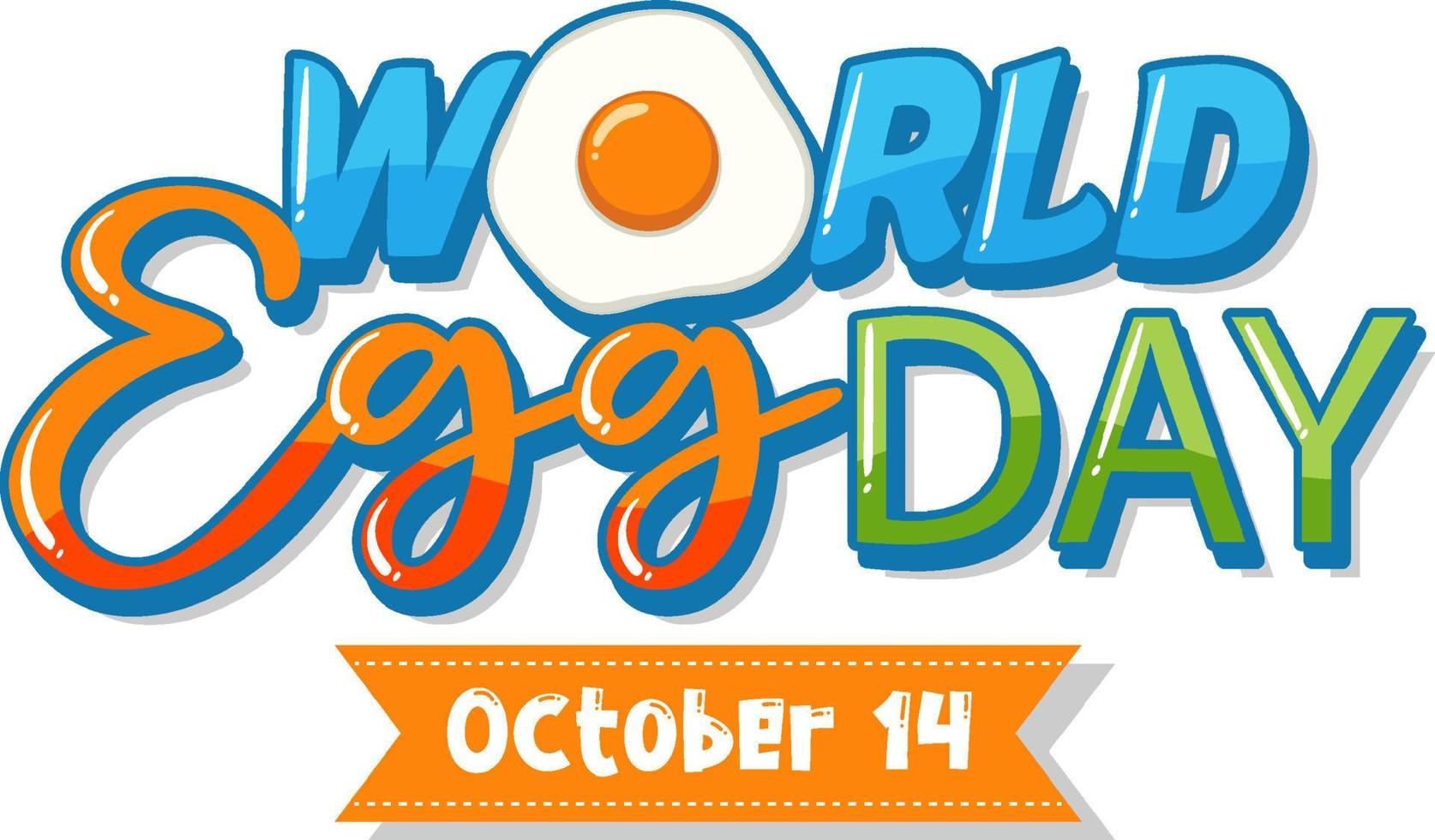 World Egg Day Poster vector