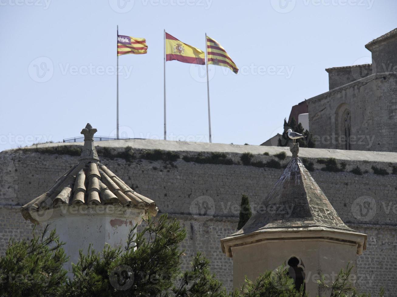 la isla de ibiza en españa foto