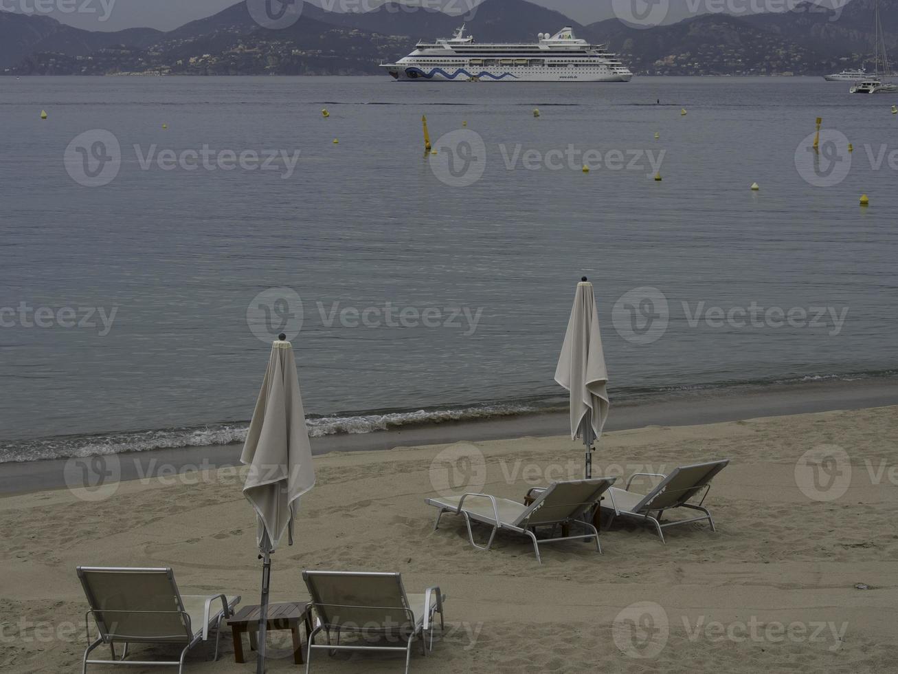 The city of Cannes in france photo