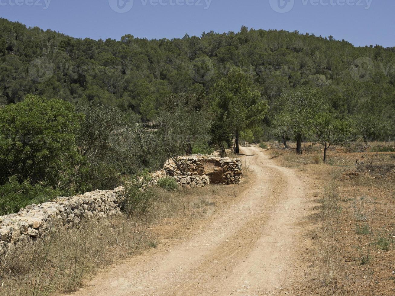 the island of Ibiza in spain photo