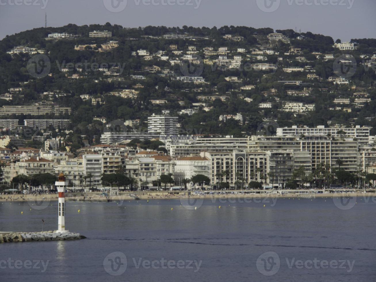 The city of Cannes in france photo