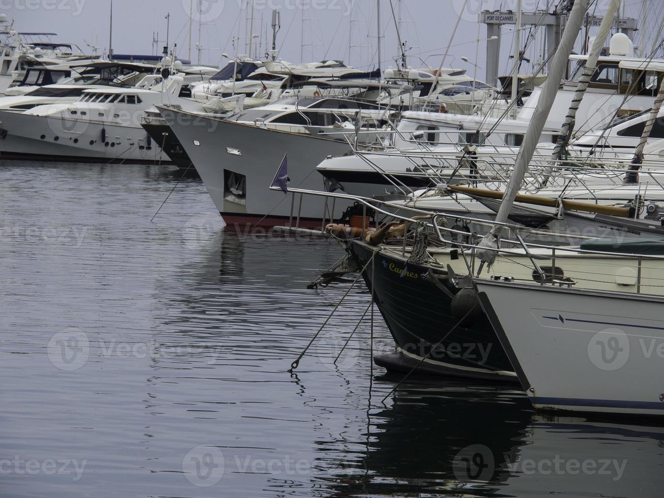 The city of Cannes in france photo