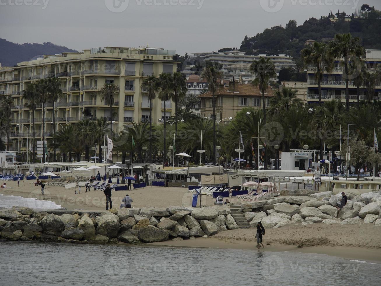 The city of Cannes in france photo