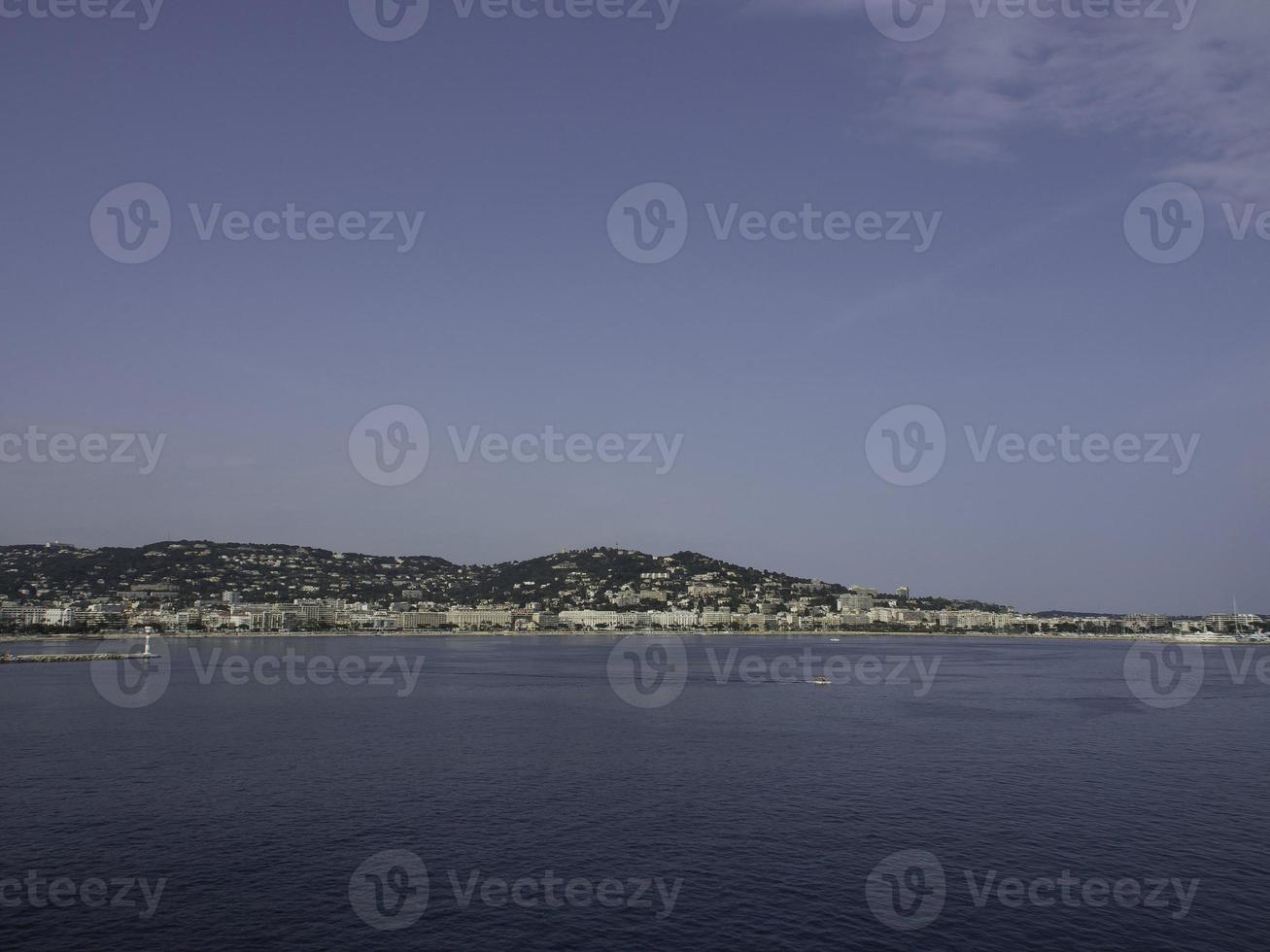 The city of Cannes in france photo