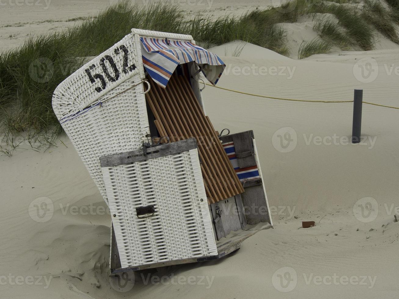 The beach of Baltrum photo