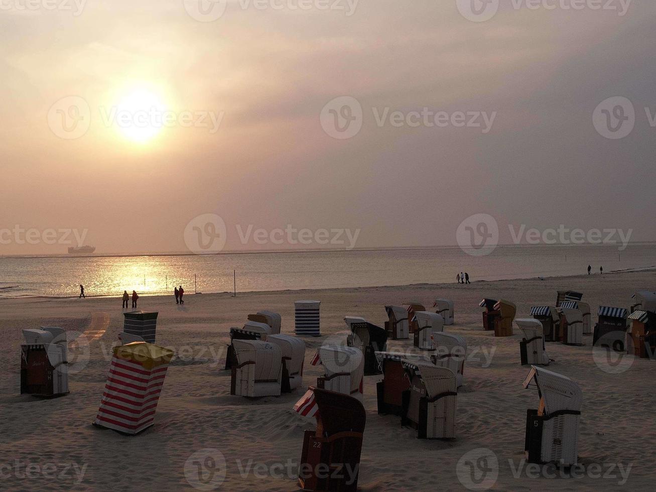 Borkum island in germany photo