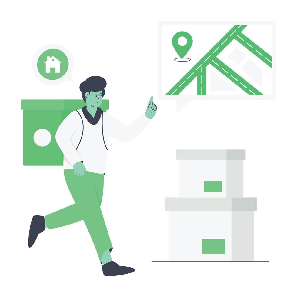 Modern handcrafted flat illustration of barcode scanning vector