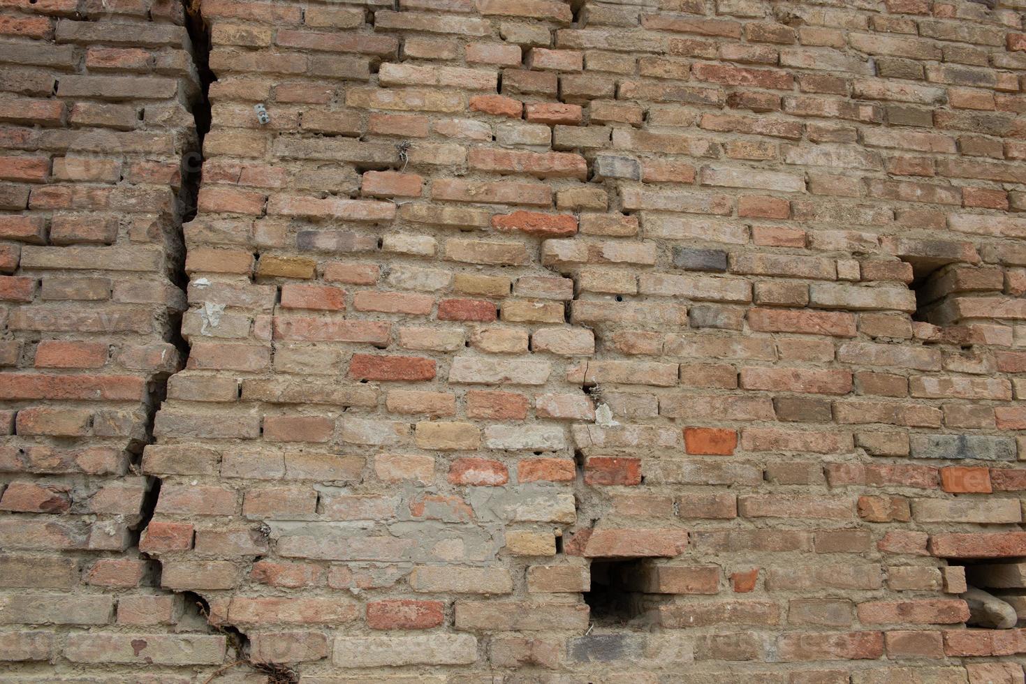 Surrounding walls of an old building photo