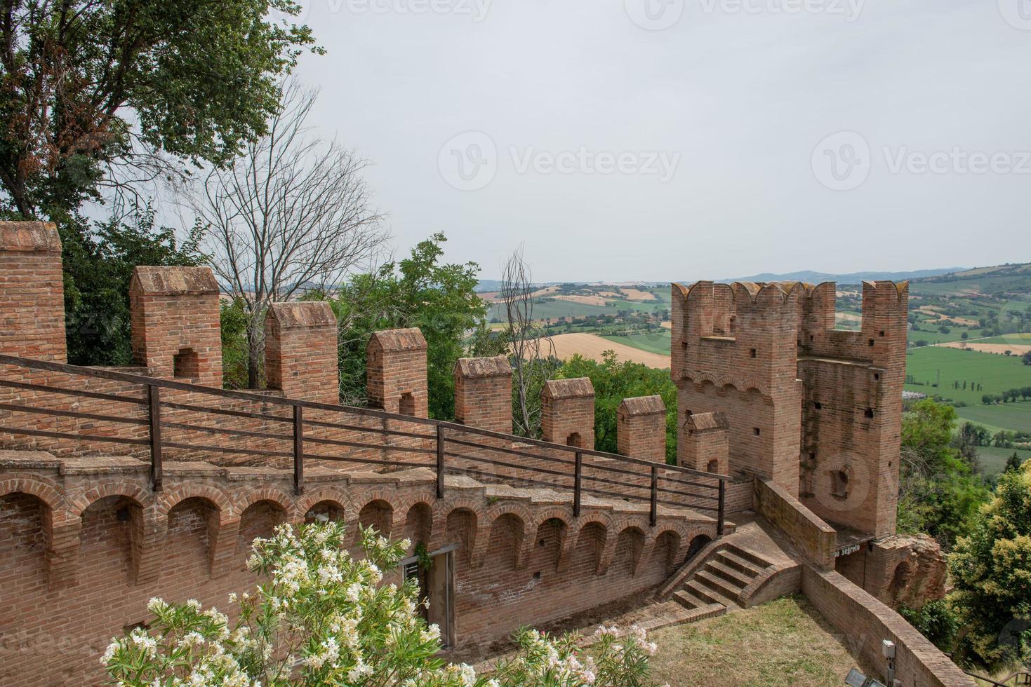 Surrounding walls of an old building photo