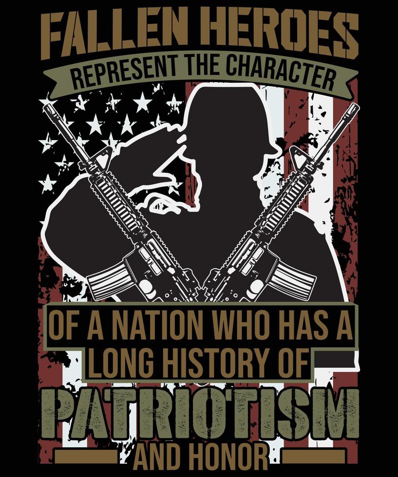 Veteran T Shirt Design vector