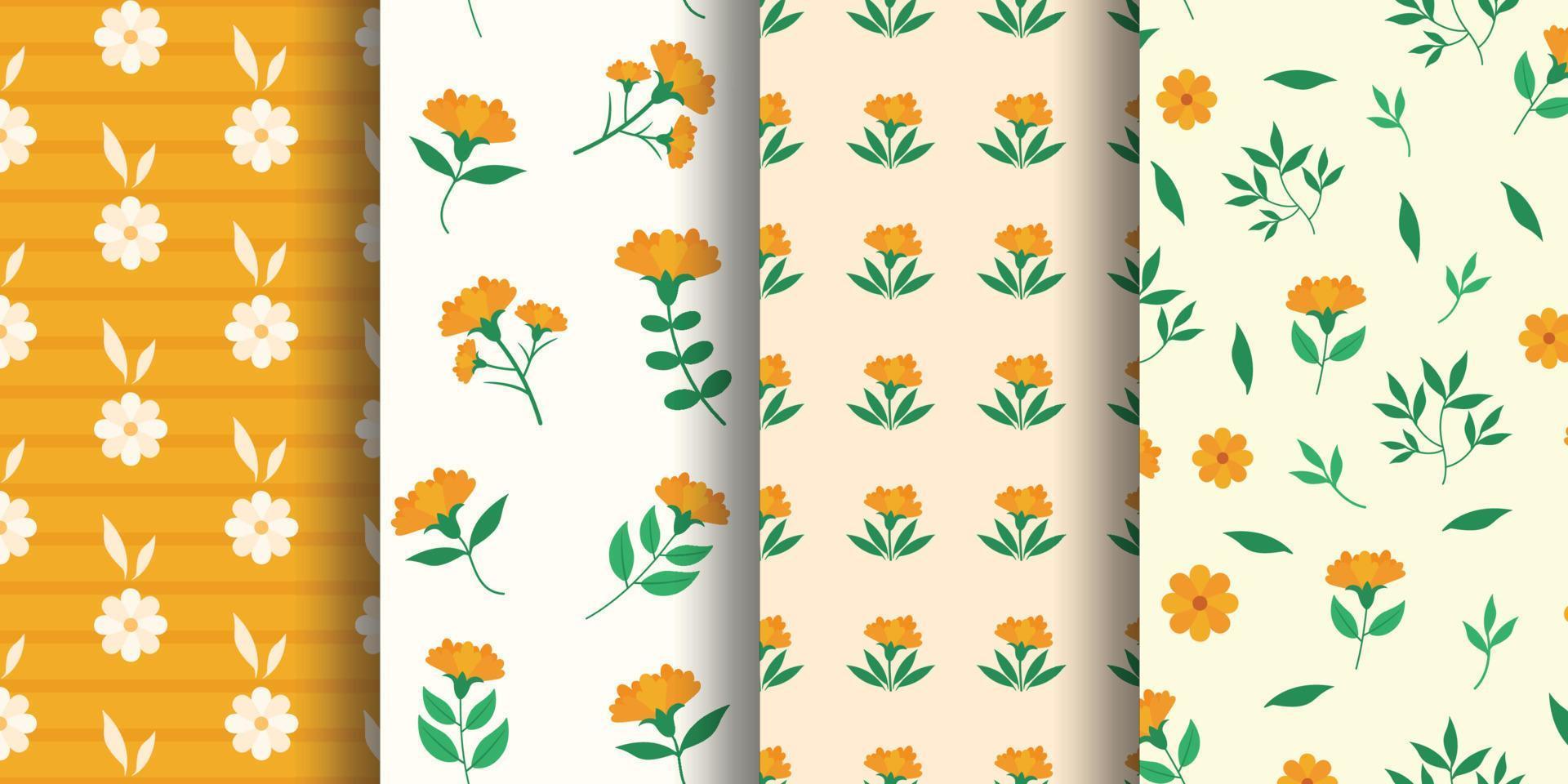 Seamless pattern with mango color. digital paper pack vector