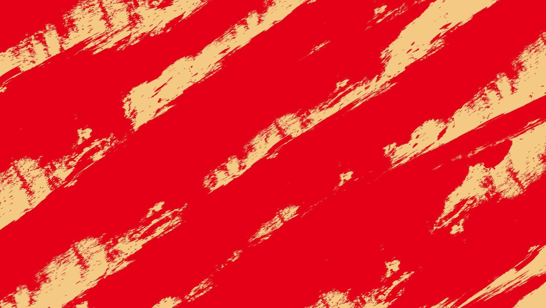 Abstract Bright Red And Soft Yellow Grunge Scratch Texture Background vector