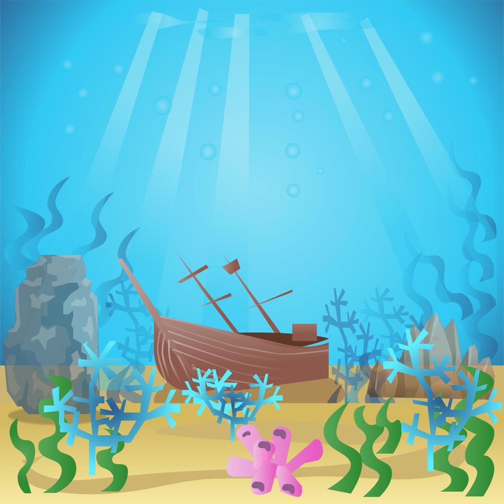 Underwater Background Vector