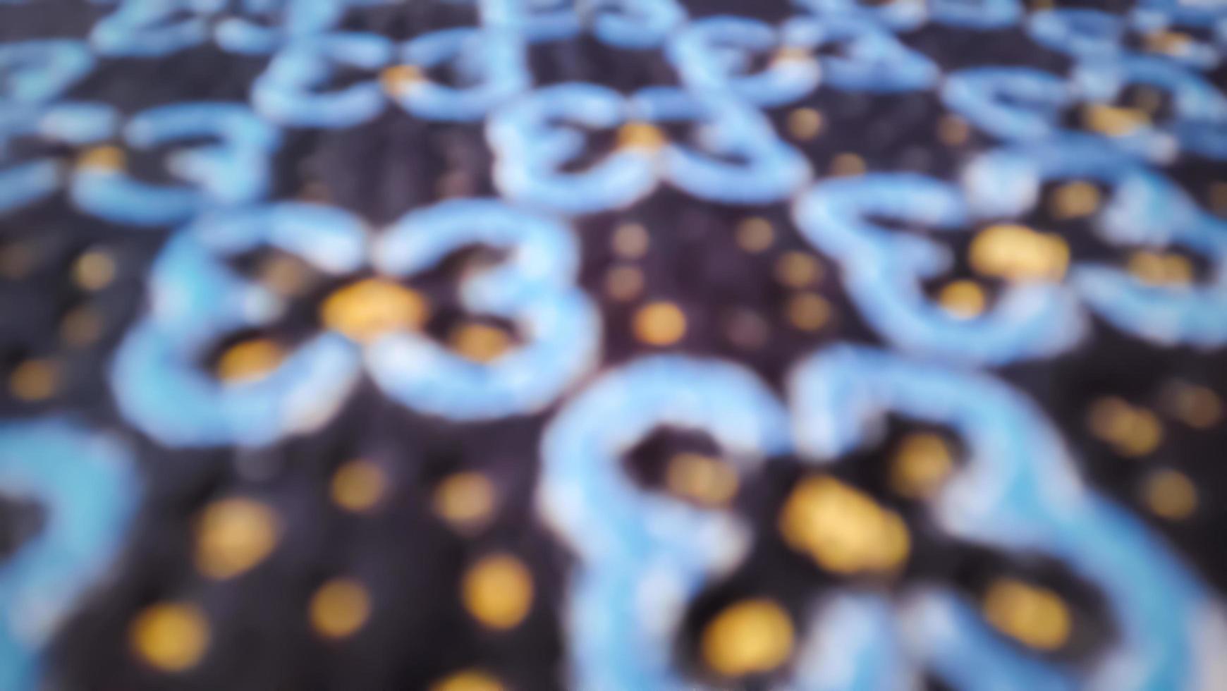 Defocused pattern flowers background. photo
