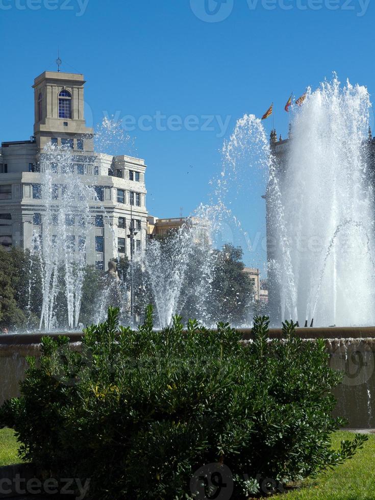 The city of Barcelona in Spain photo