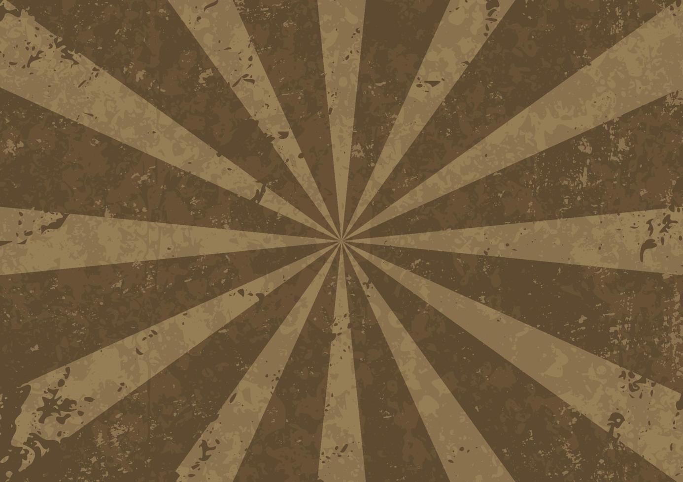 Sunburst with grunge texture background vector