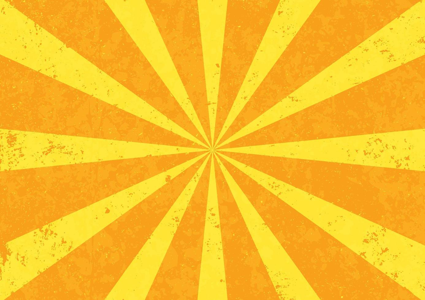 Sunburst with grunge texture background vector