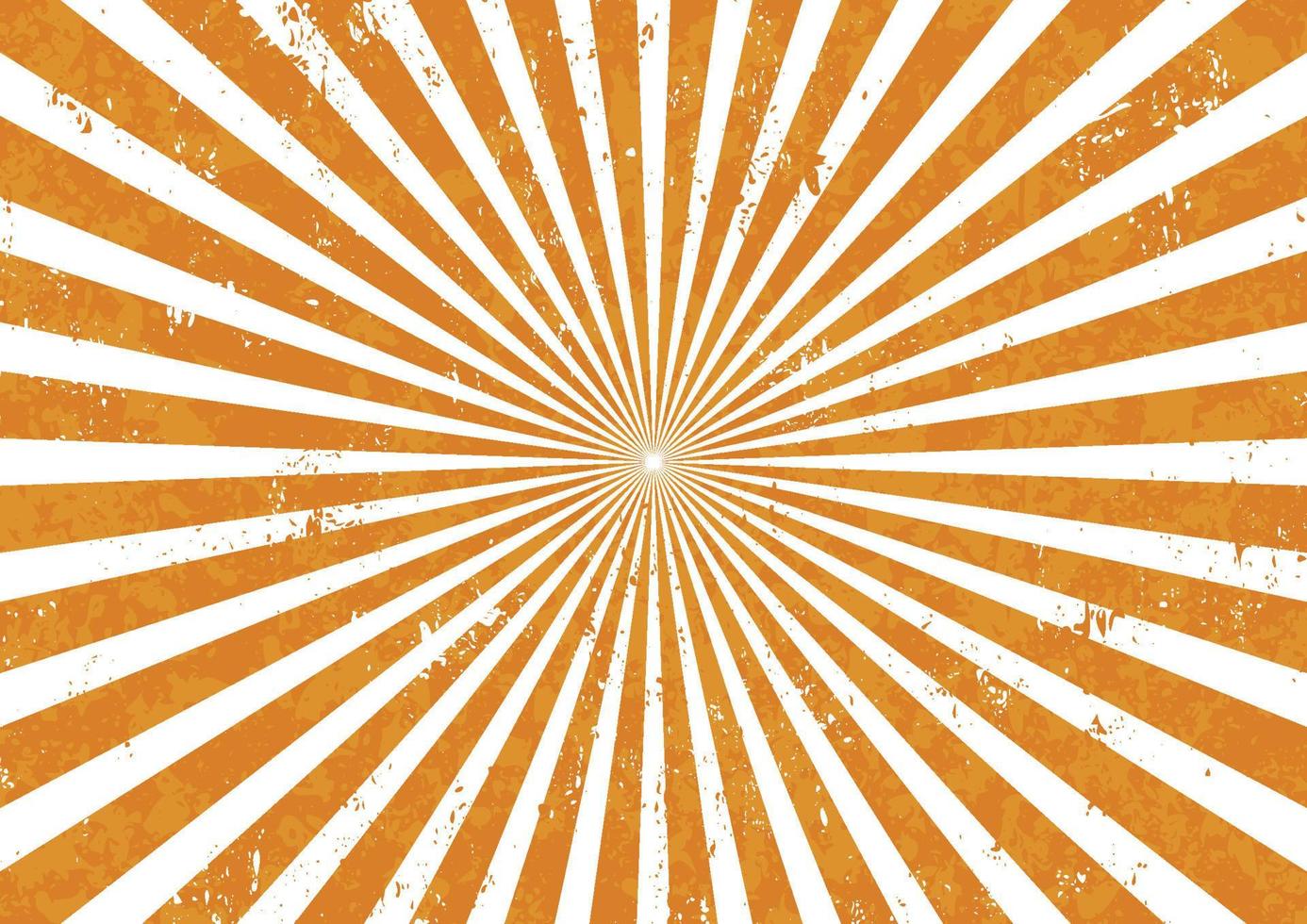 Sunburst with grunge texture background vector