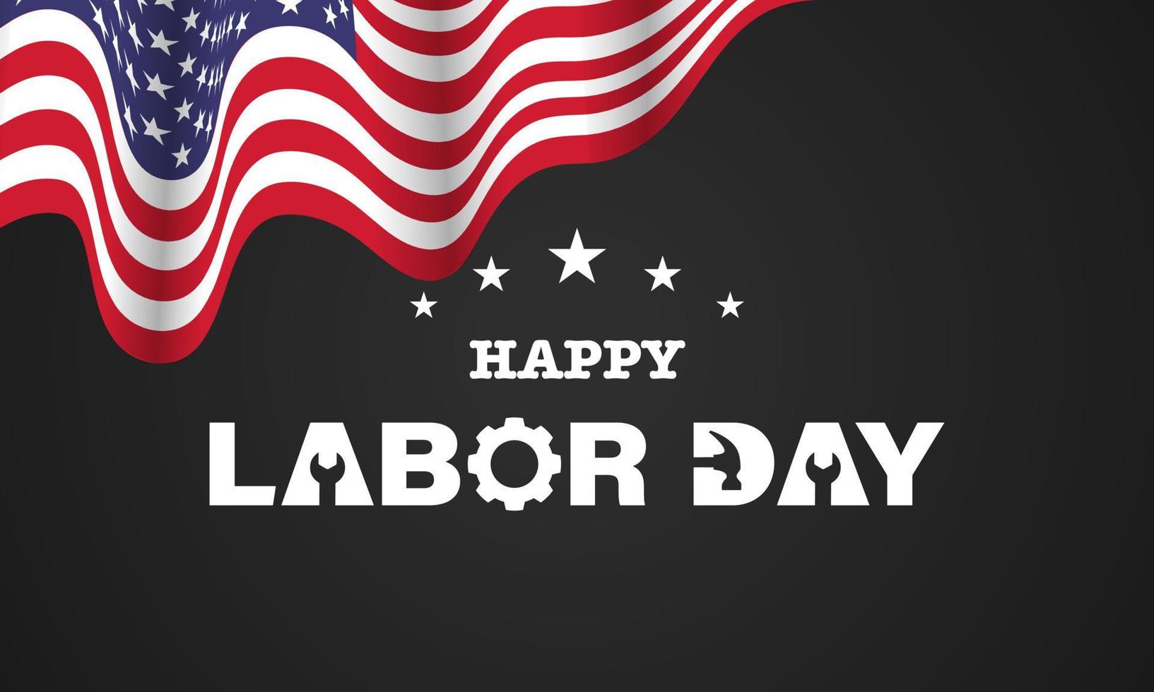 labor day Background Design. Greeting Card, Banner, Poster. Vector Illustration.
