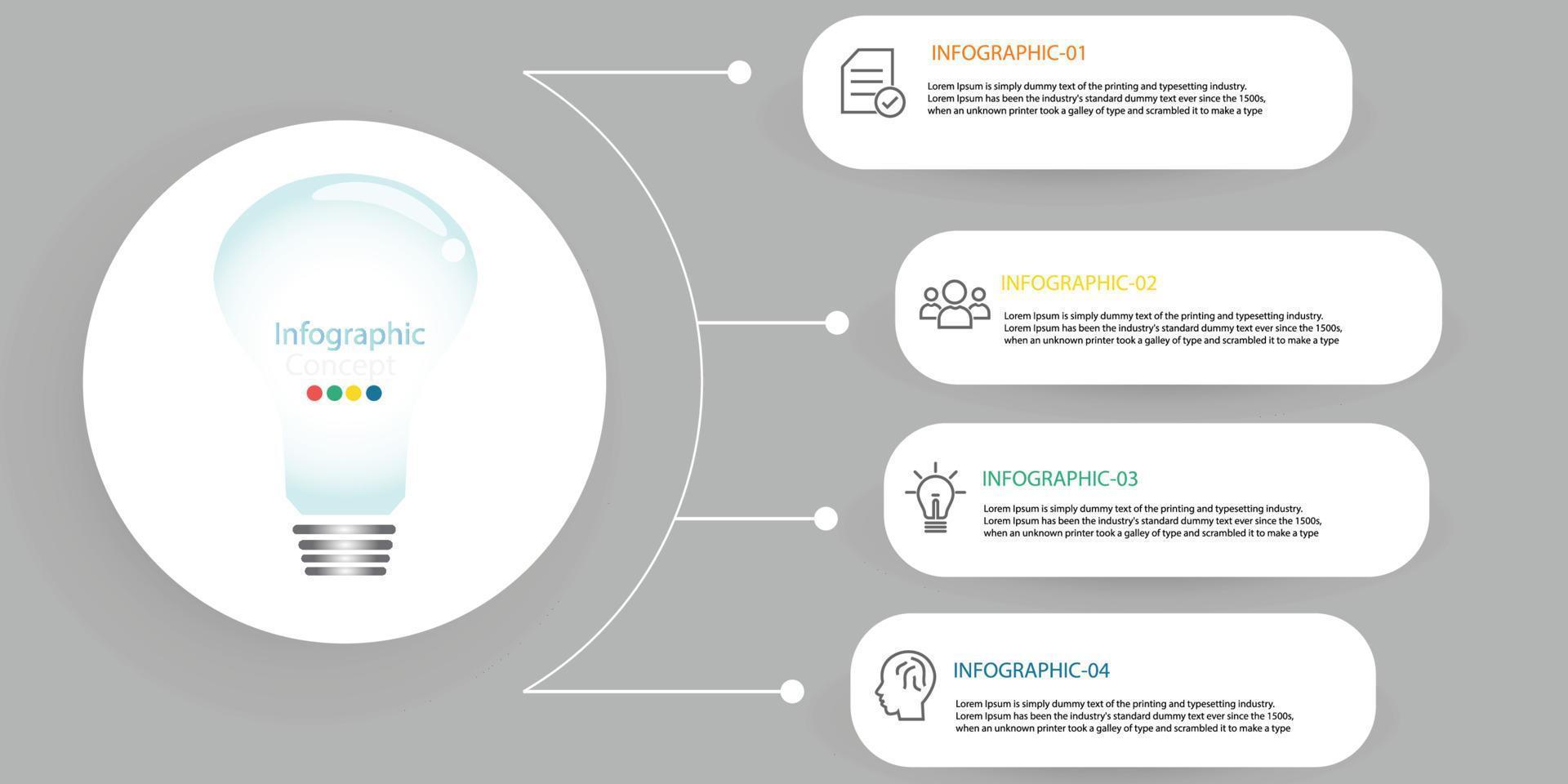 Infographic idea shape data vector Template Process concept Step for strategy and information education