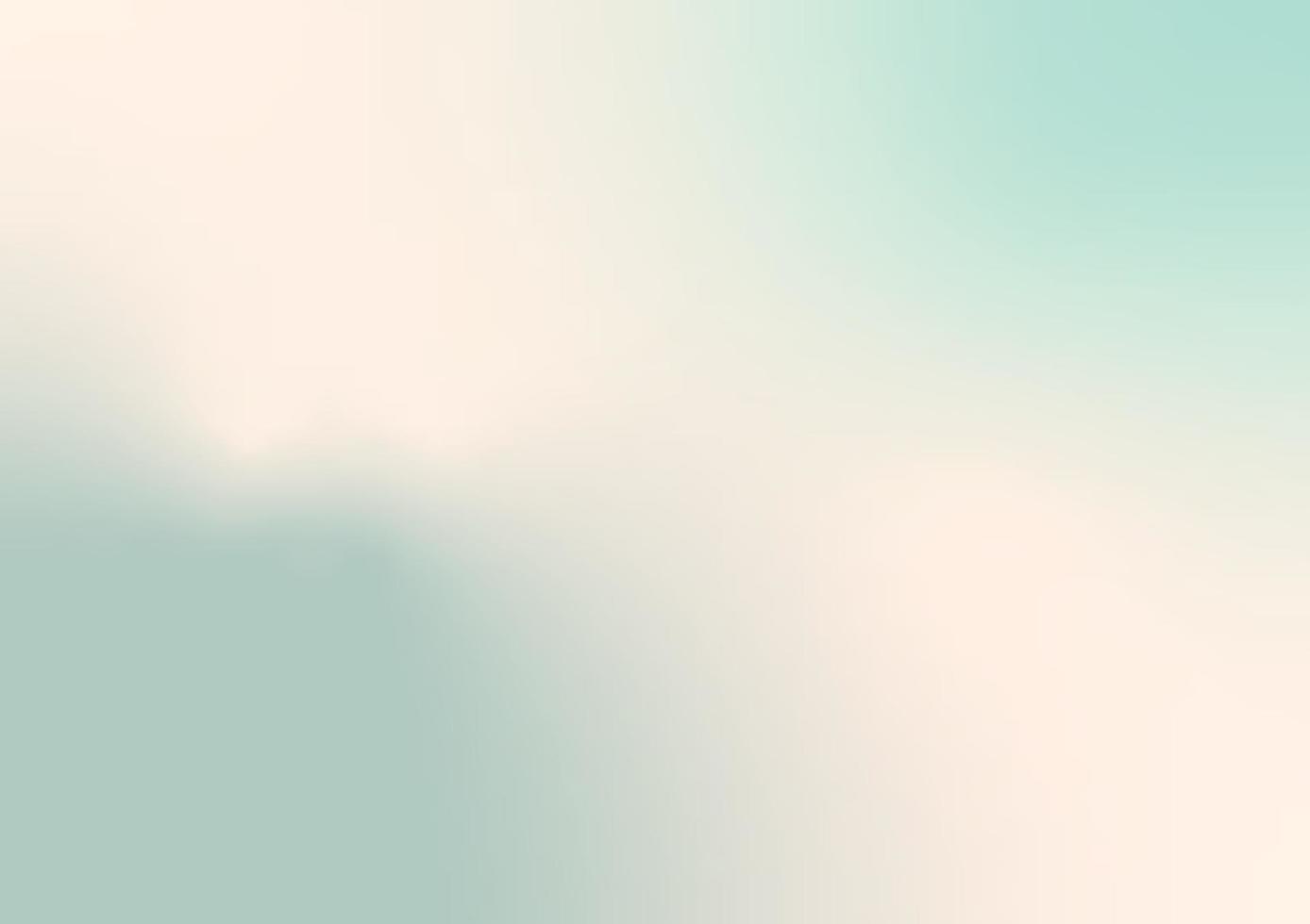green and cream gradient abstract background, Colorful pastel design vector