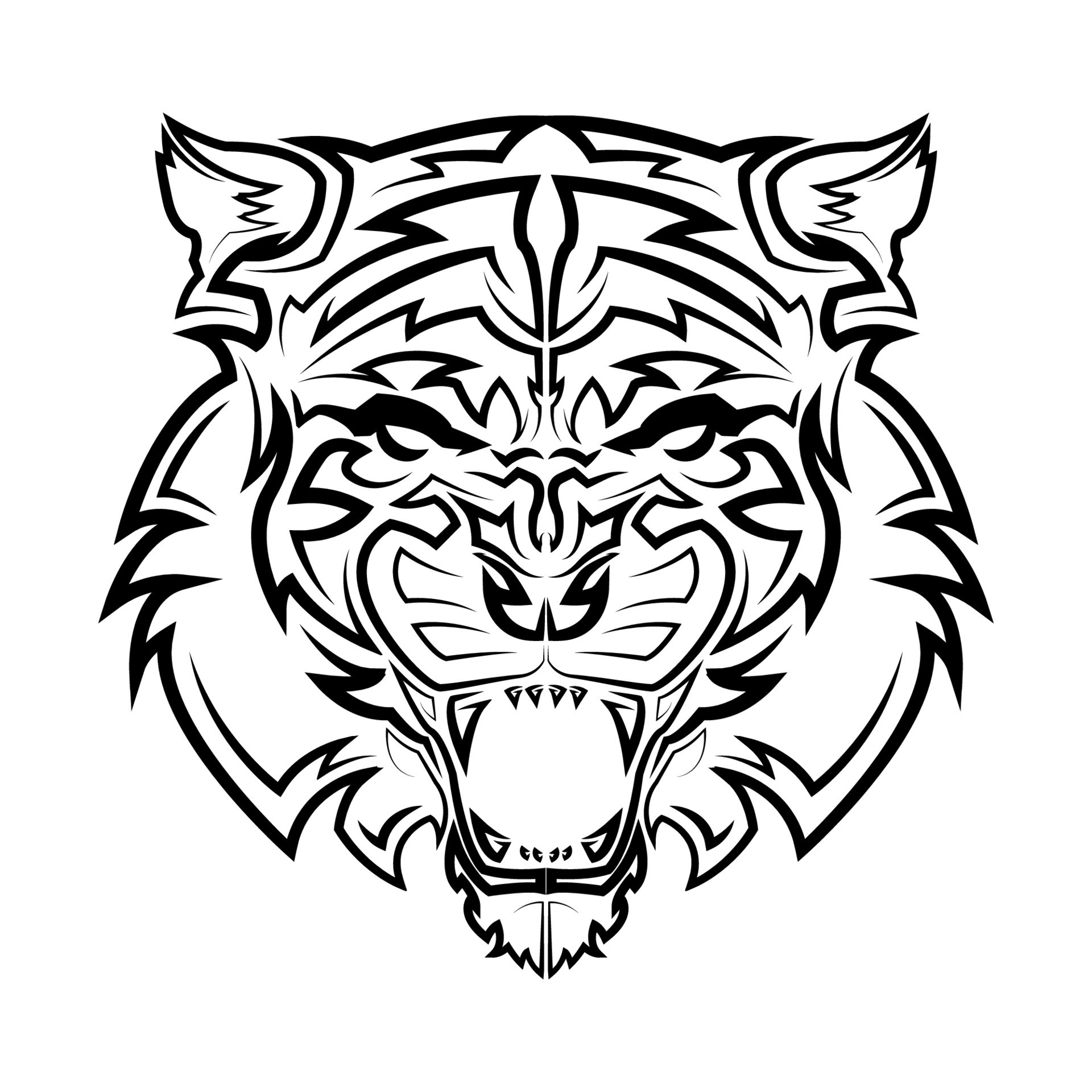 Black and white line art of tiger head Good use for symbol mascot icon avatar tattoo T Shirt design logo or any design 9210519 Vector Art at Vecteezy Black and white line art of tiger head Good use for symbol mascot icon avatar tattoo T Shirt design logo or any design 9210519 Vector Art at Vecteezy