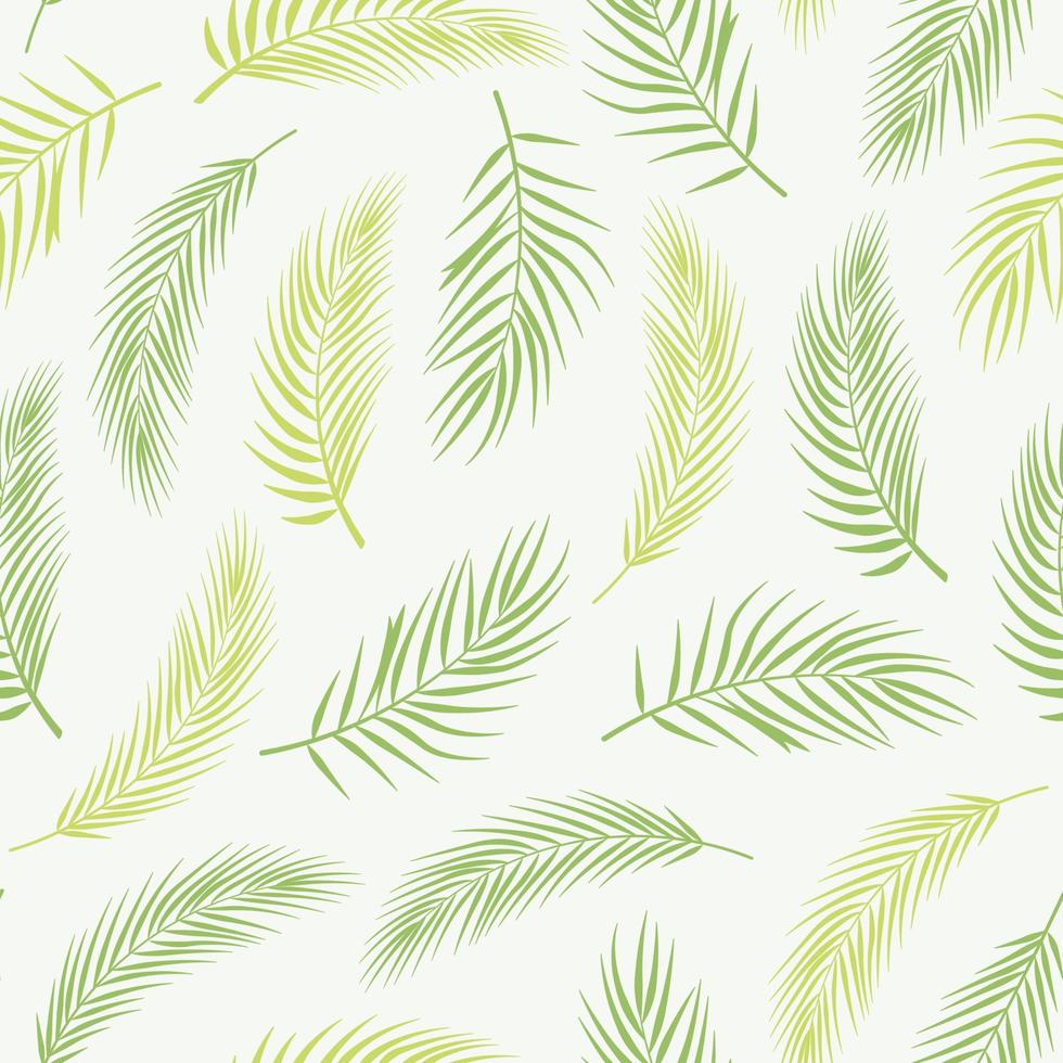 Leaves seamless pattern vector