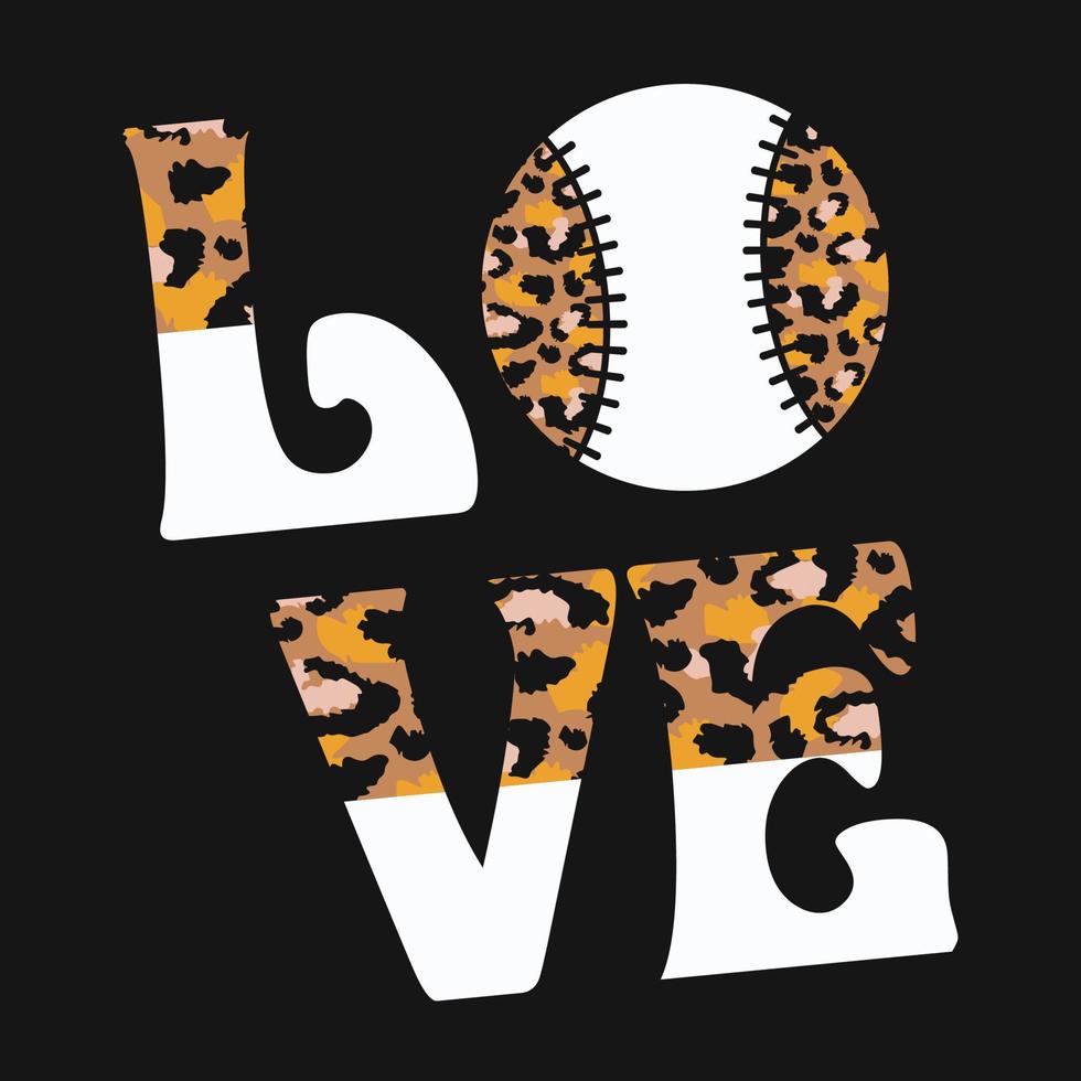 diseño de vector de camiseta de béisbol