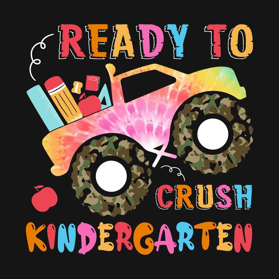 Ready To Crush Monster Truck vector