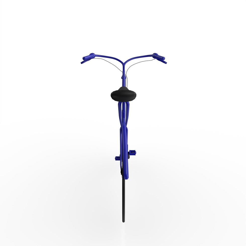 bicycle isolated on white background photo
