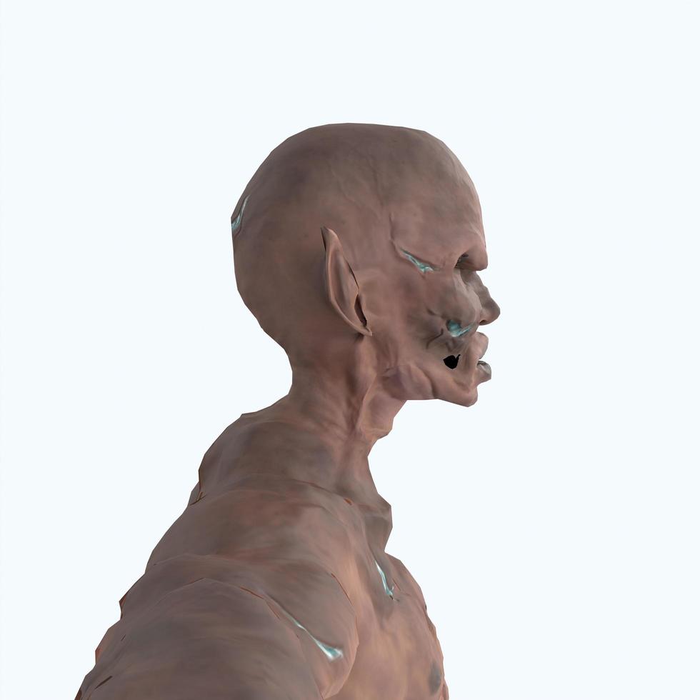 3d rendered illustration of an zombie photo