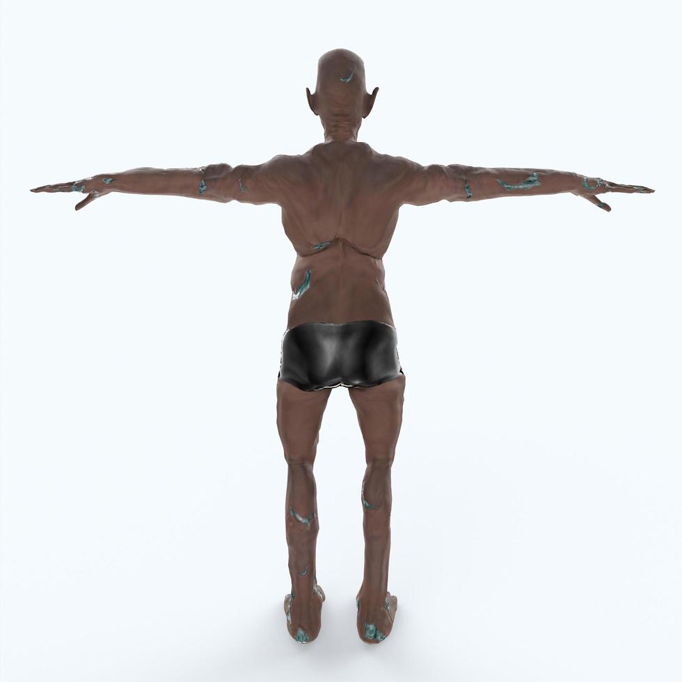 3d rendered illustration of an zombie photo