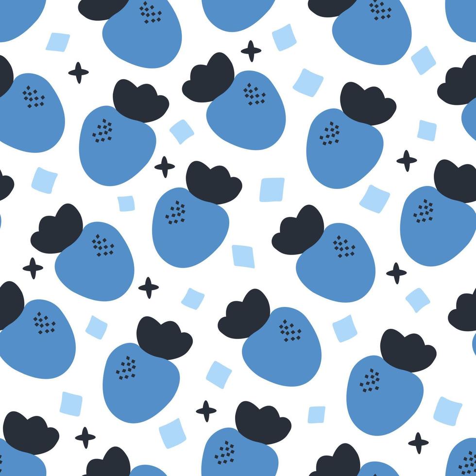 Seamless pattern with strawberries. Background for wallpapers, textiles, papers, fabrics, web pages. vector