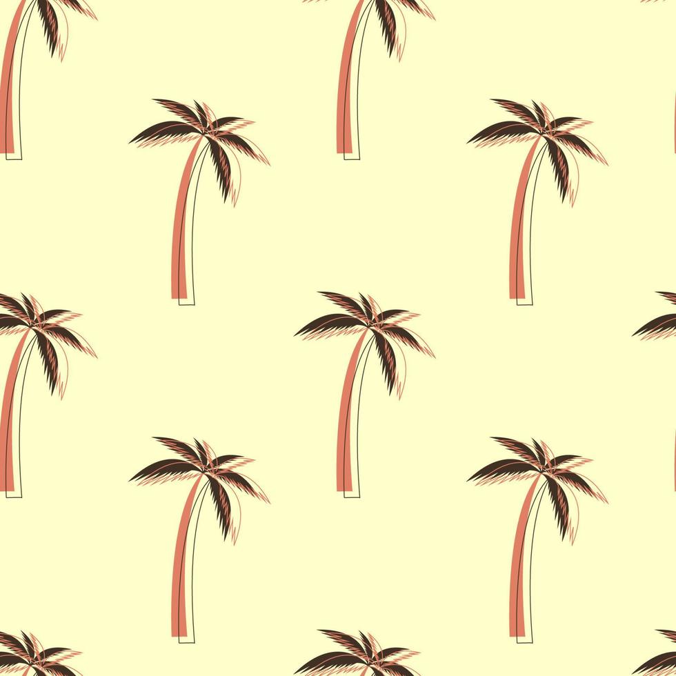 patrón de palmera. diseño gráfico. vector