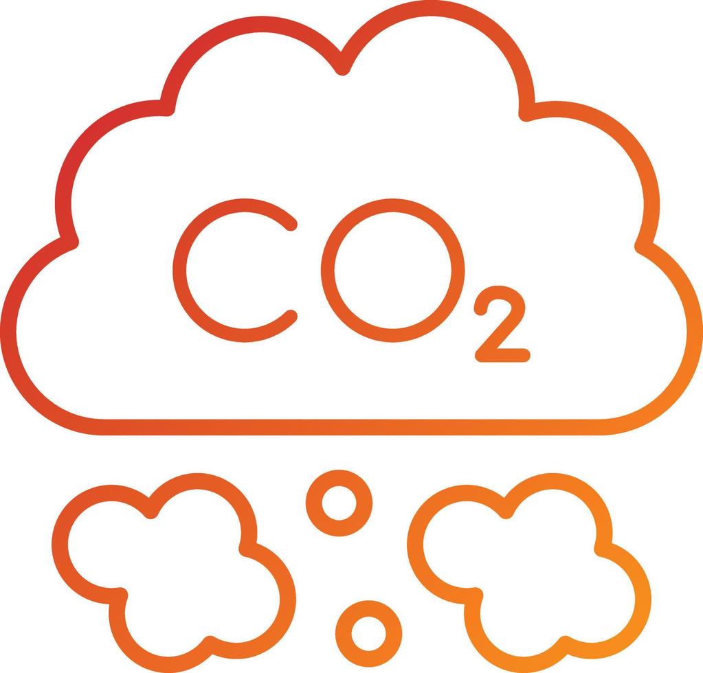 CO2 Icon Style vector