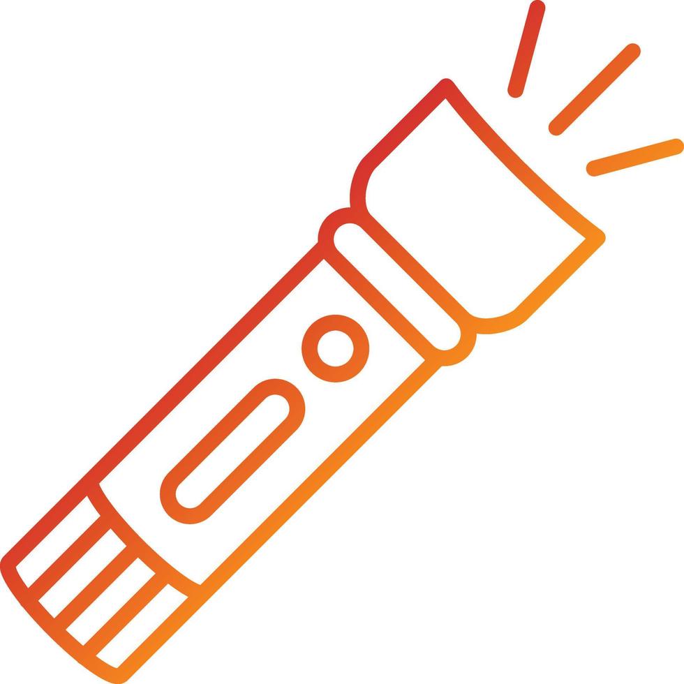Flashlight Icon Style vector