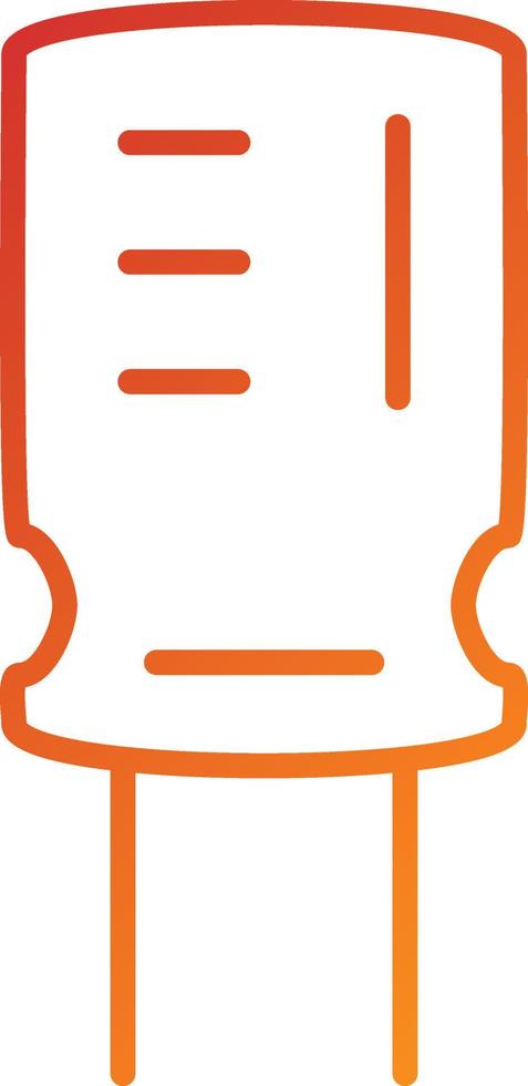 Capacitor Icon Style vector