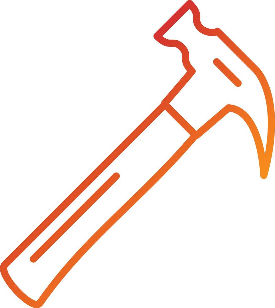 Hammer Icon Style vector