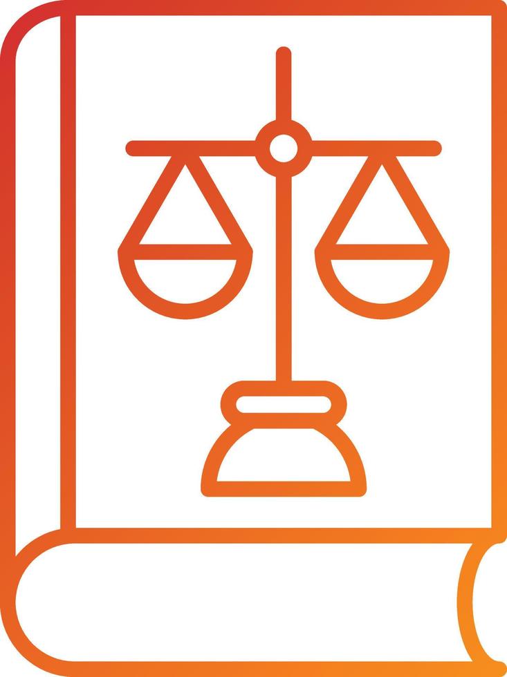 Law Book Icon Style vector